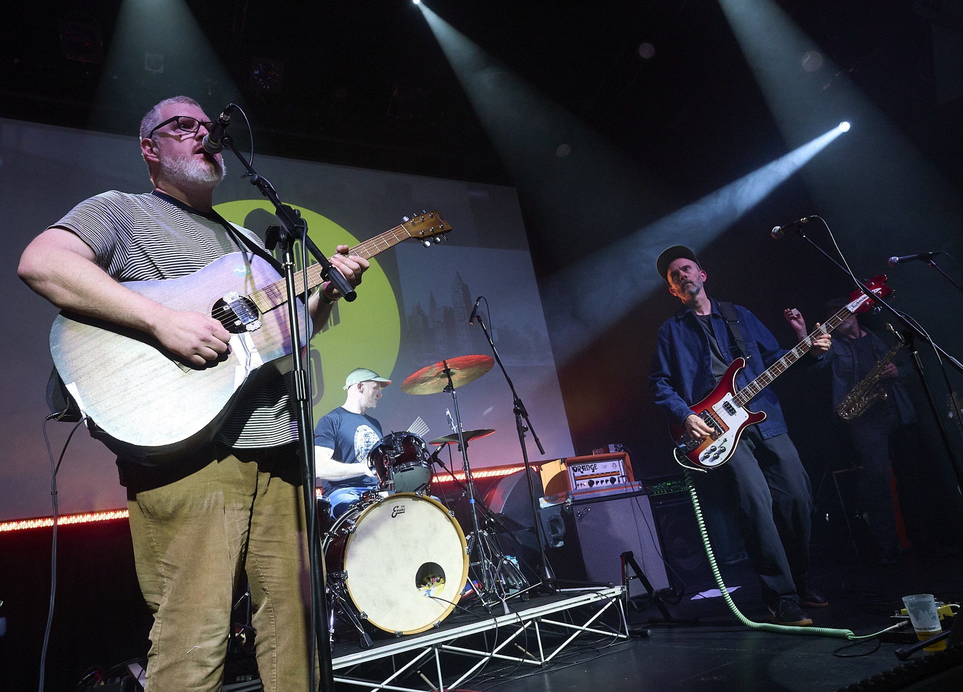Lo-Hi-Lo playing beneath the Sub Rooms stage lights
